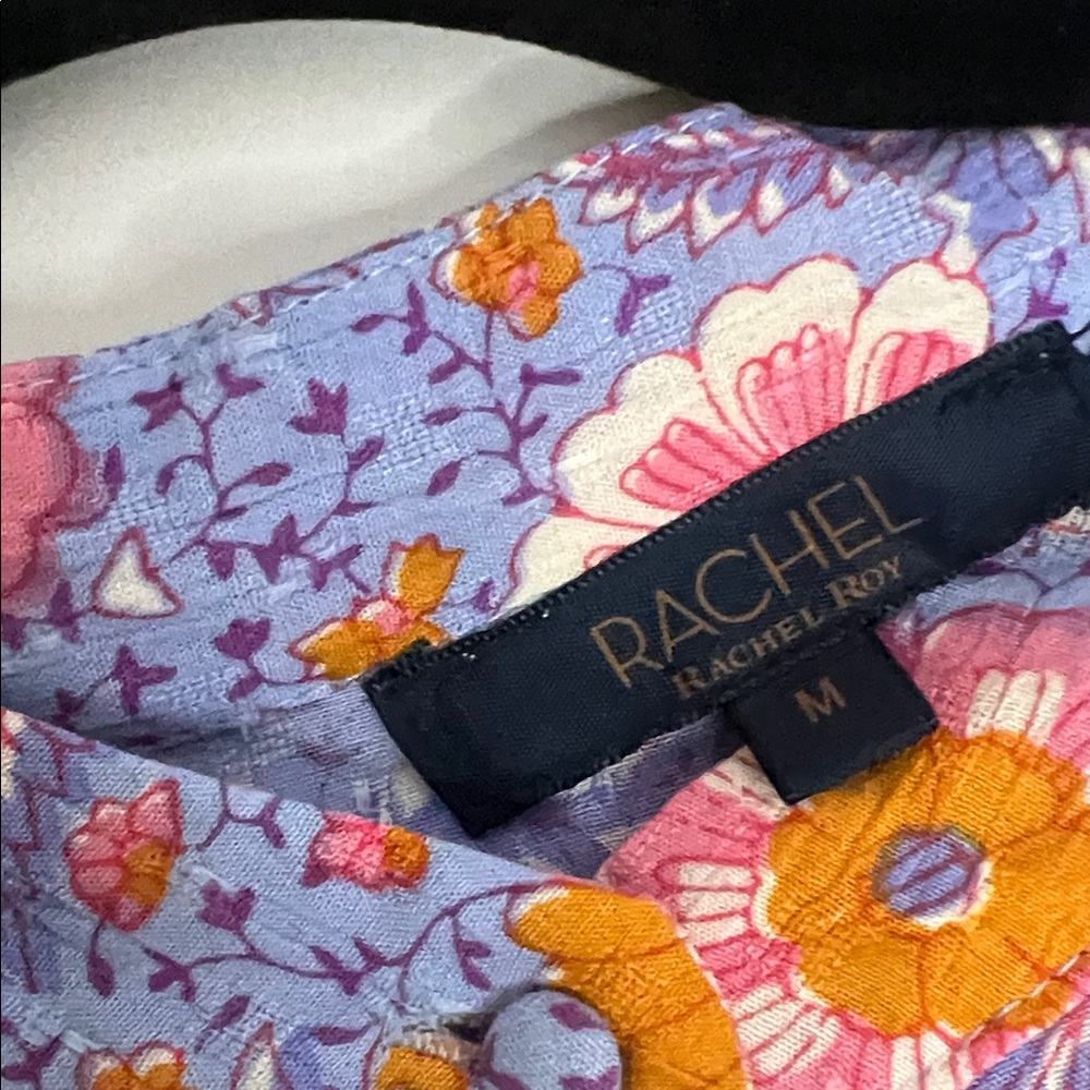 RACHEL Rachel Roy Women’s Floral Crop Blouse size M - Picture 2 of 10